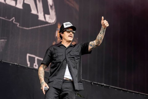 Dylan Funny Man Alvarez, rapper from Hollywood Undead live at Rock im Park on Zeppelin Field in