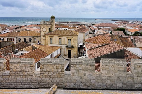 Former Town Hall Hôtel de Ville, Saintes-Maries-de-la-Mer, Camargue, Southern France, France