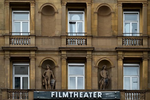 Facade Filmtheater, Cinema, Comedy in Marquardt, Bolzstraße, Stuttgart, Baden-Württemberg, Germany