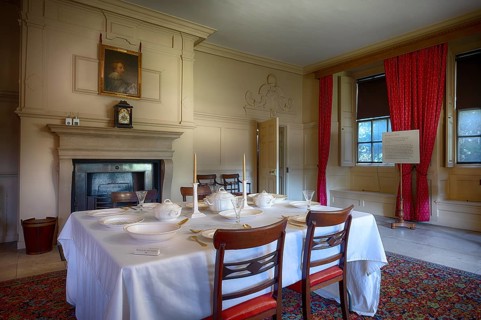 Interior view of King's Dining Room, King's Dining Room, Museum, Kew Palace, Royal Botanic Gardens,
