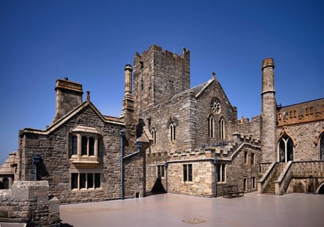 Castle courtyard, castle, castle, St Michael's Mount, Cornwall, England, Great Britain, Great