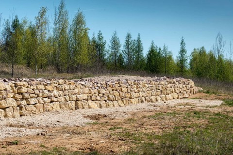 Germany, Lichtenberg, Thuringia, bismuth, post-mining landscape, cultivated landscape, dry-stone
