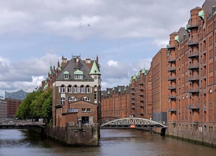Wasserschlösschen, Speicherstadt, Hamburg, Germany