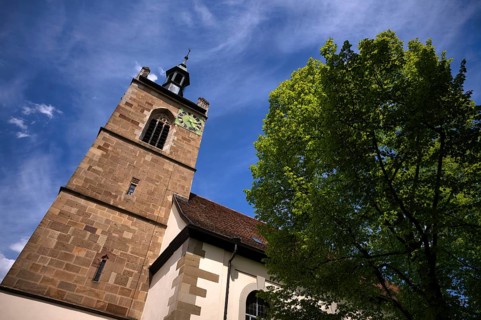Protestant Luther Church, Fellbach, Waiblingen District, Baden-Württemberg, Germany