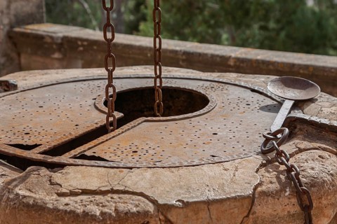 Historic fountain, Santuari de Monti-Sión, Majorca