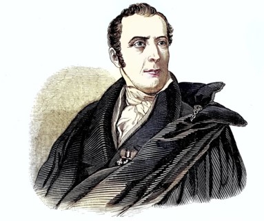 Alberto Nota (1775–1847), prolific comedy writer, playwright and politician, Italy, illustration,