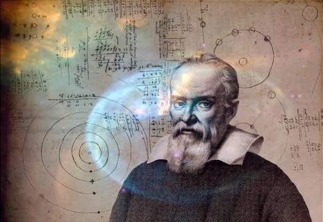 Galileo Galilei, 1564, 1642, Italian astronomer, handwritten scientific notes