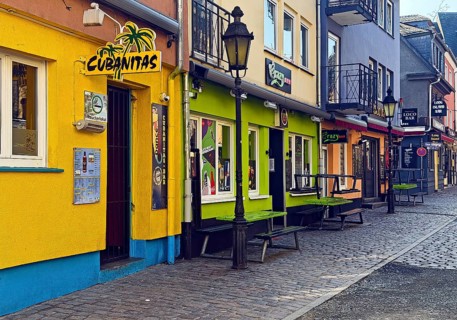 Im Ebbelwoi-Viertel, Apfelweinviertel, Alt-Sachsenhausen, Frankfurt/Main, Hesse, Germany