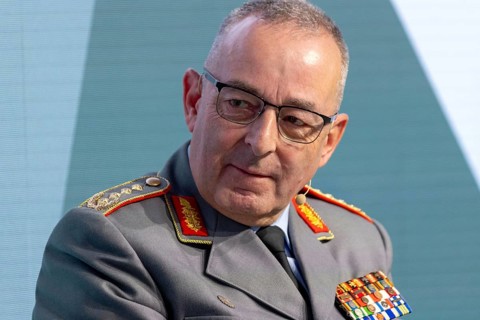 General Carsten Breuer, Inspector General of the Bundeswehr, at the SACEUR discussion organised by