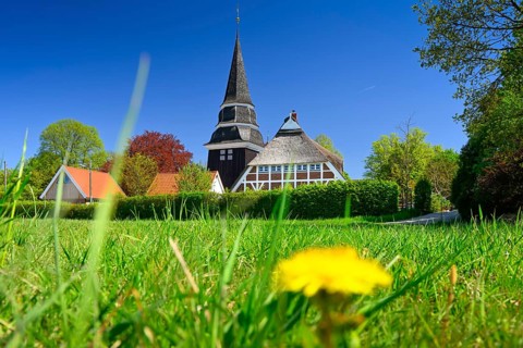 St. Johannis Church in Curslack, Hamburg, Germany +++ editorial use only