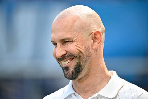 Coach coach Christian Ilzer TSG 1899 Hoffenheim portrait smiling soccer Bundesliga, PreZero Arena,