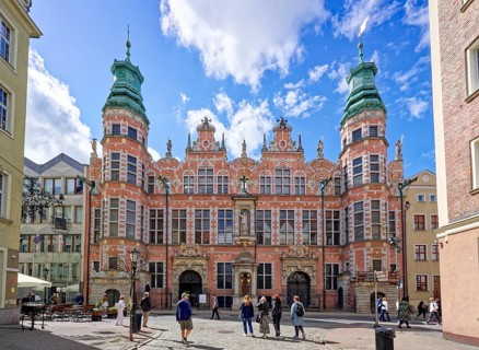 Great Armoury, Wielka Zbrojownia, historical landmark in the old town of Gdansk, former Hanseatic