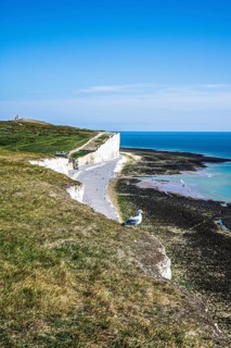 Seven Sisters Cliffs, English Channel, East Sussex, South-east England