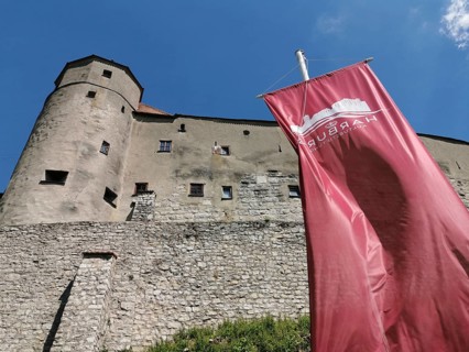 Castle, Harburg Castle, Harburg, Donau-Ries District, Swabia, Bavaria, Germany