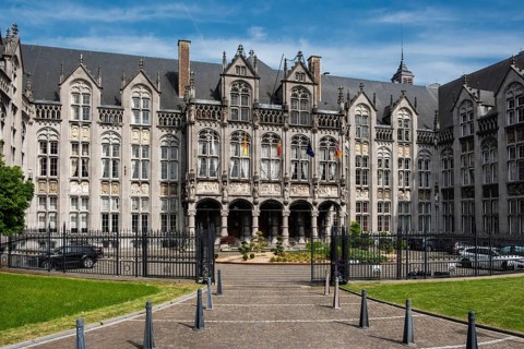 The Prince-Episcopal Palace, now Palace of Justice and Provincial in Liège, Belgium