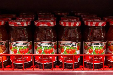 Smuckers strawberry jams, Bangkok, Thailand