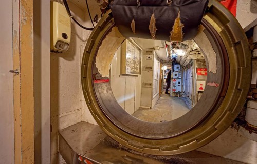 Museum submarine H.M.S.Otus. Sassnitz, Mecklenburg-Western Pomerania, Germany
