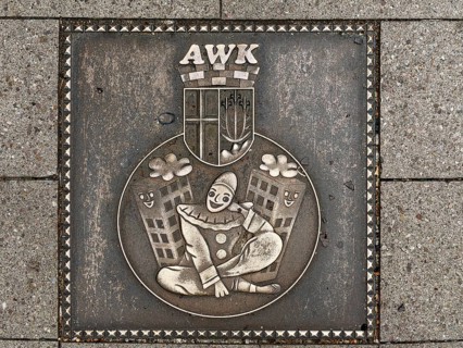 The bronze plates with the coats of arms of all Fulda carnival clubs are called Walk of Foaset,