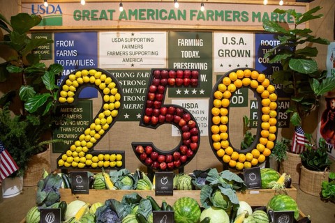 Washington, DC USA - 25 June 2026 - The Agriculture Department's display at the Great American