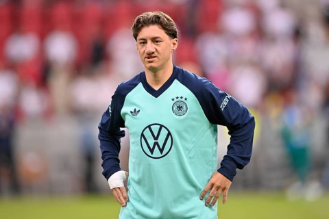 Warm-up training Angelo Stiller GER (16) International football match, Germany, MEWA Arena Mainz,