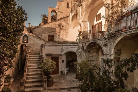 Matera in region Bazylikata, Italy - commonly referred to as town carved out of the rock