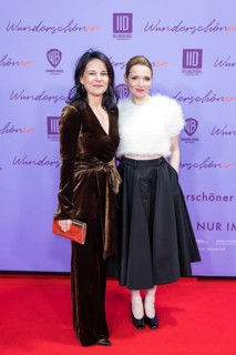 Annalena Bärbock (Bündnis 90/Die Grünen) and Karoline Herfurth (actress and director) at the
