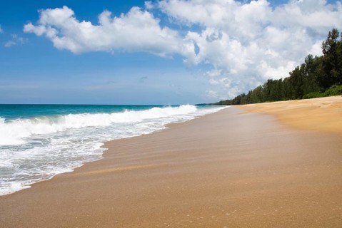 Mai Khao Beach in the north of the Thai holiday island Phuket, Thailand, Siam, Asia, Southeast