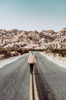 Walking in Joshua Tree National Park