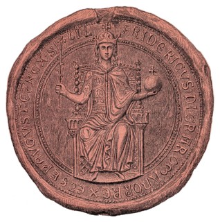 Seal of Frederick II, 1194-1250, King of Sicily, German Holy Roman Emperor