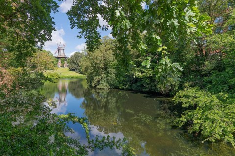 Wallanlagen Bremen, municipal park, green area, historic park, fortifications, city fortifications,