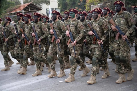 Damascus, Syria. December 8th 2025. The Syrian transitional government army stages a military