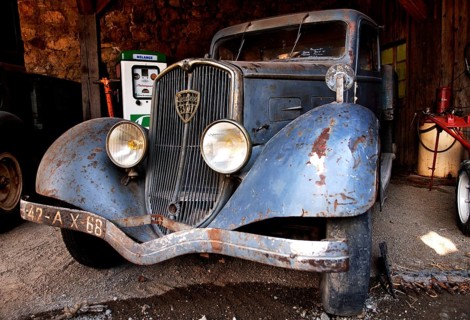 Peugeot 301 from 1922, Eco-Museum, Ungersheim, Alsace, France