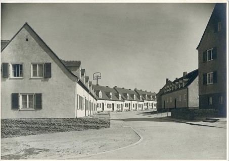 Kitzscher settlement, near Borna, Saxony, miner settlement, architecture, Curt Schiemichen,
