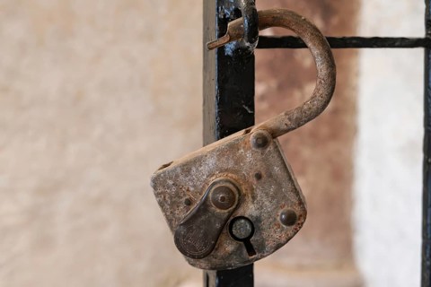 Antique padlock, Germany