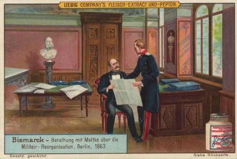 Series of pictures from the life of Otto von Bismarck, Otto von Bismarck and Helmuth von Moltke