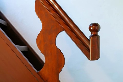 Traditional Railing, Staircase, Harivihar Ayurvedic Heritage Home, Bilathikulam, Calicut, Kerala,