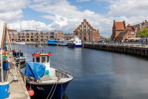 Old Port, Hanseatic City of Wismar, Mecklenburg-Western Pomerania, Germany