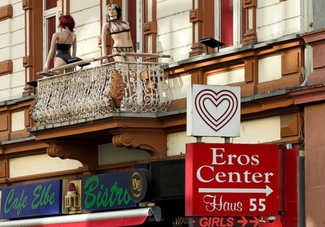 Eros-Center, Bahnhofsviertel, Frankfurt, Hesse, Germany