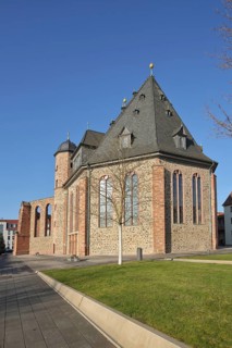 Walloon Dutch Church, built 1608, ruin, double church, Hanau, Hesse, Germany