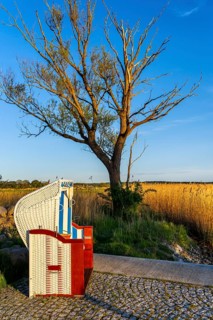 Landscape at the harbour of Sellin, Rügen, Mecklenburg-Vorpommern, Germany