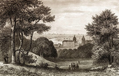 Greenwich Park, Greenwich, London, England, 18. Jahrhundert