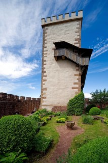 South Tower, Wartburg Castle in the Thuringian Forest, UNESCO World Heritage Site, Eisenach,