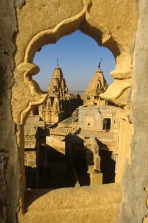 Jain temple in Jaisalmer, Rajastan, India