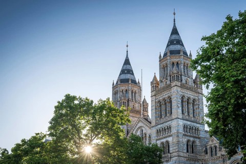 Natural History Museum or Natural History Museum, built in 1860 in Romanesque-Byzantine style,