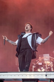 Kevin Ratajczak from Electric Callboy live at Rock im Park on Zeppelin Field in Nuremberg on 05.06