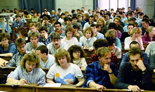 Humboldt University students 1991