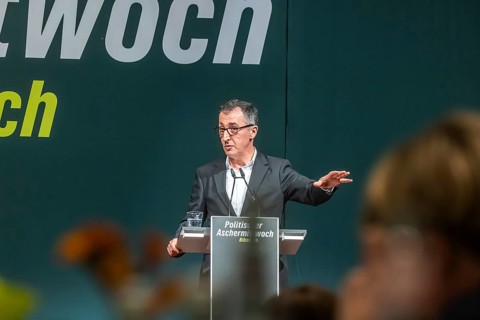 Political Ash Wednesday of the Green Party in Biberach. In focus: election campaign for the state
