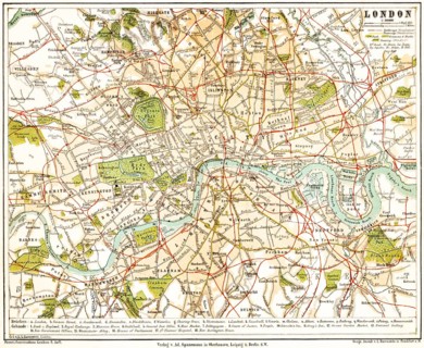 City map of London on the Thames, capital, England, Great Britain, United Kingdom, big city,