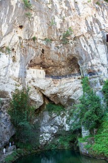 Covadonga Sanctuary, Picos de Europa National Park, principality of Asturias, Spain