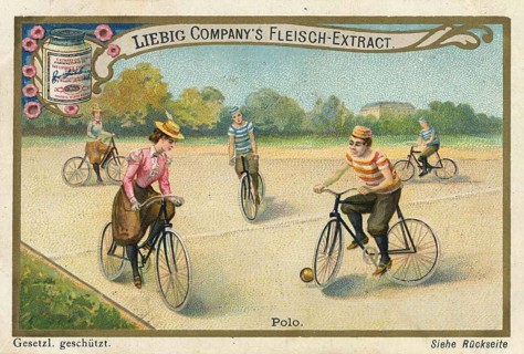 Picture series Cycling, Polo, Historically speaking, this is probably a Radball, as the players